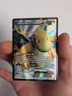 1x Dragonite EX Full Art Holo Rare Card 108/111 XY Furious Fists LP - Image 3
