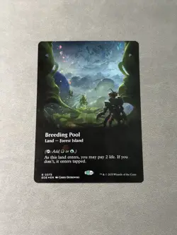 MTG Breeding Pool (Borderless) (Galaxy Foil) Edge of Eternities NM - Image 1