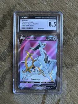 Arceus V 165/172 Ultra Rare Holo - Brilliant Stars CGC 8.5 NM/M+ Pokemon Card - Image 1