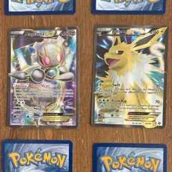 Pokemon Magearna EX & Jolteon EX Holo Card Lot 2016 - 2 Cards (110/114, 28a/83) - Image 1