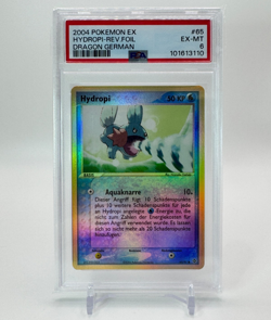 Hydropi (Mudkip) Reverse Foil 65/97 Pokemon Card EX Dragon PSA 6 EX MINT - Image 1
