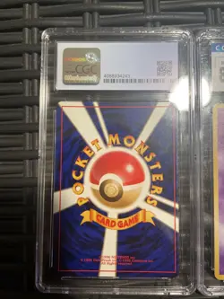 CGC Vintage Pokemon Holo Cards Set Of 3 Skarmory, Mr.Mime, Ampharos Japanese - Image 3