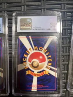 CGC Vintage Pokemon Holo Cards Set Of 3 Skarmory, Mr.Mime, Ampharos Japanese - Image 5