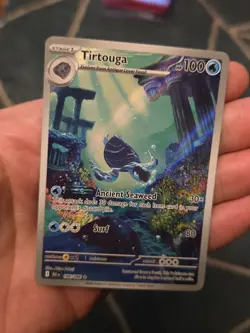 Tirtouga #106/086 SV Black Bolt Illustration Rare Holo Pokemon 2025 TCG Card - Image 1