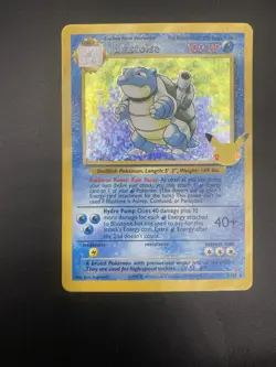 Pokemon TCG Blastoise Holo Rare Card 2/102 Celebrations Classic Collection NM - Image 1