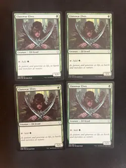 Llanowar Elves x4 [Dominaria] Magic MTG Cards NM/LP - Image 1
