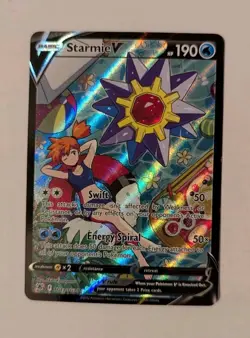 Pokemon Starmie V TG13/TG30 Full Art Ultra Rare Holo Astral Radiance Card - Image 1