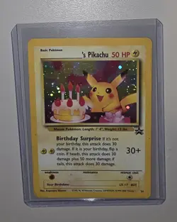 Birthday Pikachu Holo Promo #24 (2000) Pokemon Card - Vintage Collectible - Image 1