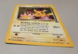 Birthday Pikachu Holo Promo #24 (2000) Pokemon Card - Vintage Collectible - Image 5