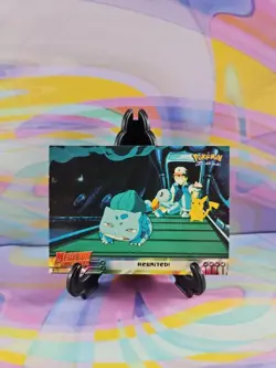 Pokemon Topps Series 1 Card | Mewtwo Strikes Back "Reunited!" #31 - Image 1