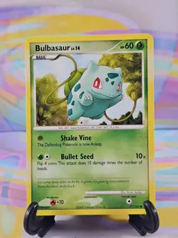 Pokemon TCG Secret Wonders Card | Bulbasaur Lv. 14 77/132 Common - Image 1