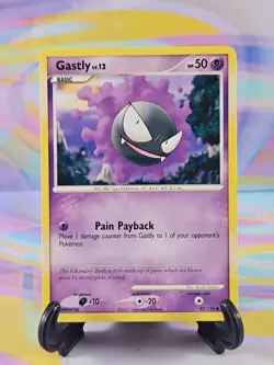 Pokemon TCG Diamond & Pearl Card | Gastly Lv. 12 82/130 Common - Image 1