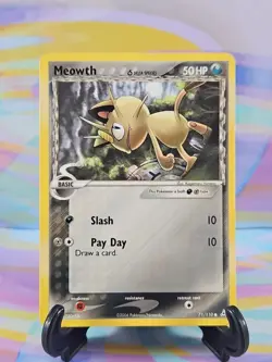 Pokemon TCG Holon Phantoms Card | Meowth (Delta Species) 71/110 Common - Image 1