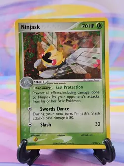Pokemon TCG Deoxys Card | Ninjask Holo 13/107 Rare - Image 1