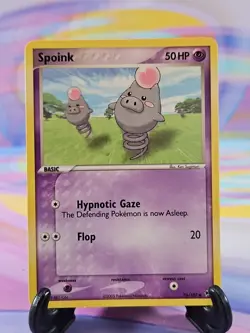 Pokemon TCG Deoxys Card | Spoink 76/107 Common - Image 1