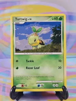 Pokemon TCG Diamond & Pearl Card | Turtwig Lv. 10 103/130 Common - Image 1