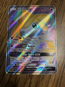 Pokemon Jirachi GX Full Art TCG Unified Minds Promo Card 79a/236 Holo - Image 1
