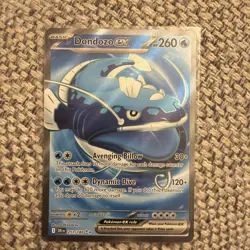 Pokemon TCG Dondozo EX Full Art Ultra Rare Card 211/182 Destined Rivals - Image 1