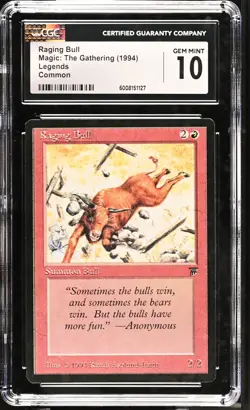 RAGING BULL Legends CGC 10 Gem Mint MTG [Nostalgium] - Image 1
