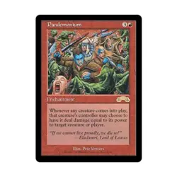 WOTC MtG Exodus Pandemonium (R) NM - Image 1