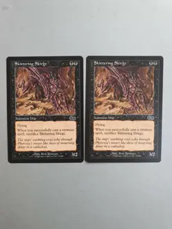 Skittering Skirge x2, MTG Urza's Saga (1998) Common Black Creature VNM - Image 1