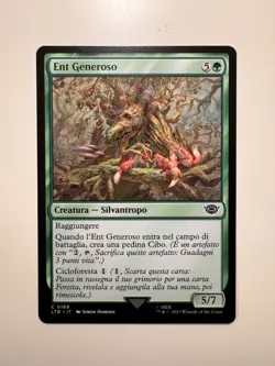 Magic MTG • Ent Generoso (Generous Ent) • LOTR 169 • C • ITA • MINT - Image 1