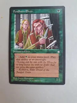 Fyndhorn Elves , MTG Ice Age (1995), Common Green Creature NM - Image 1