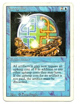 ENERGY FLUX - REVISED EDITION 1994 MAGIC THE GATHERING MTG - Image 1