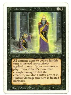 SIMULACRUM - REVISED EDITION 1994 MAGIC THE GATHERING MTG - Image 1
