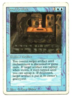 STEAL ARTIFACT - REVISED EDITION 1994 MAGIC THE GATHERING MTG - Image 1
