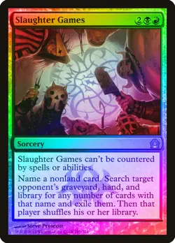 Slaughter Games FOIL Return to Ravnica NM Black Red Rare MAGIC CARD ABUGames - Image 1