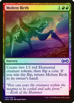 Molten Birth FOIL Ultimate Masters NM Red Common MAGIC GATHERING CARD ABUGames - Image 1