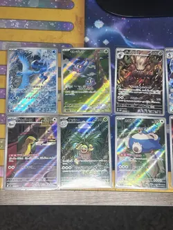 Pokemon Japanese AR Lot Of 10 Full Art Rares Snorlax, Articuno , Tangela, Etc NM - Image 4