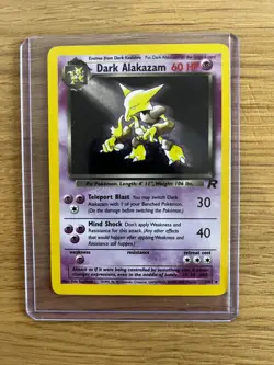 Dark Alakazam 1/82 | Team Rocket Set | LP | Holo Rare Pokemon Card - Image 1