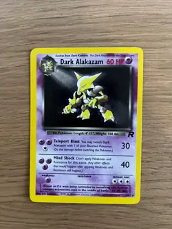 Dark Alakazam 1/82 | Team Rocket Set | LP | Holo Rare Pokemon Card - Image 2