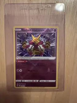 RADIANT ALAKAZAM 059/195 SILVER TEMPEST POKEMON TCG - NM - Image 1