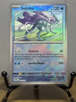 Pokemon TCG - Suicune (Poke Ball Pattern) 024/131 Sv: Prismatic Evolutions Holo - Image 1
