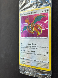 *Sealed* Pokemon Special Delivery Bidoof SWSH177 Sword & Shield Promo Card Holo - Image 2