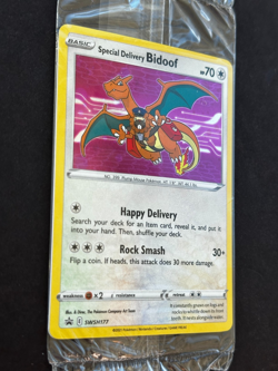 *Sealed* Pokemon Special Delivery Bidoof SWSH177 Sword & Shield Promo Card Holo - Image 3