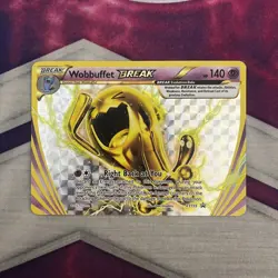 Wobbuffett BREAK XY155 Black Star Promo Holo NM Pokemon tcg - Image 1