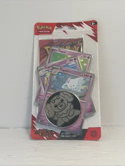 POKEMON Destined Rivals Premium Blister Pack W/ Togekiss Togepi Promo~SEALED/NEW - Image 1