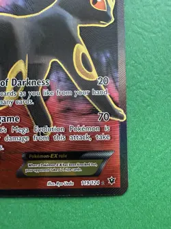 Pokemon TCG Umbreon EX Full Art XY Fates Collide 119/124 - Image 5