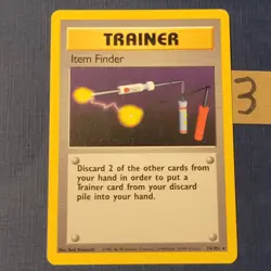 Pokemon Item Finder 74/102 Base Set Regular Light/Moderate Playd *FREE SHIPPING* - Image 1