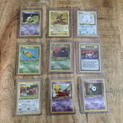 Vintage Wotc Pokemon Tcg holo rare 1st edition Bundle Joblot X9 - Image 1