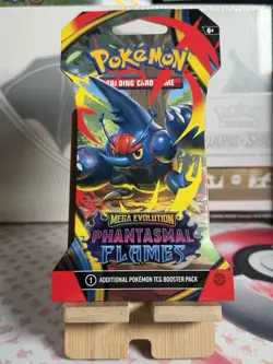 Pokemon TCG Phantasmal Flames Sleeved Booster Pack Random Art - Brand New - Image 1