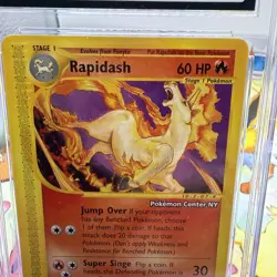 Rapidash CGC 9 Pokemon Center NY 51/53 Pokemon TCG WOTC Promo - Image 4
