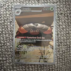 Pokemon - Crustle - 186/182 - SV10: Destined Rivals - Holo - Illustration Rar NM - Image 1
