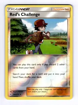 Red's Challenge SM - Unbroken Bonds #184 (2019) Reverse Holo NM Pokemon - Image 1