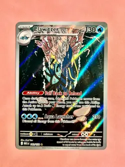 Clawitzer 141/132 Pokemon Mega Evolution Illustration Rare NM - Image 1