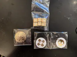 Official Pokemon Metal Dice, Coin and damage counters (NM) - Image 1